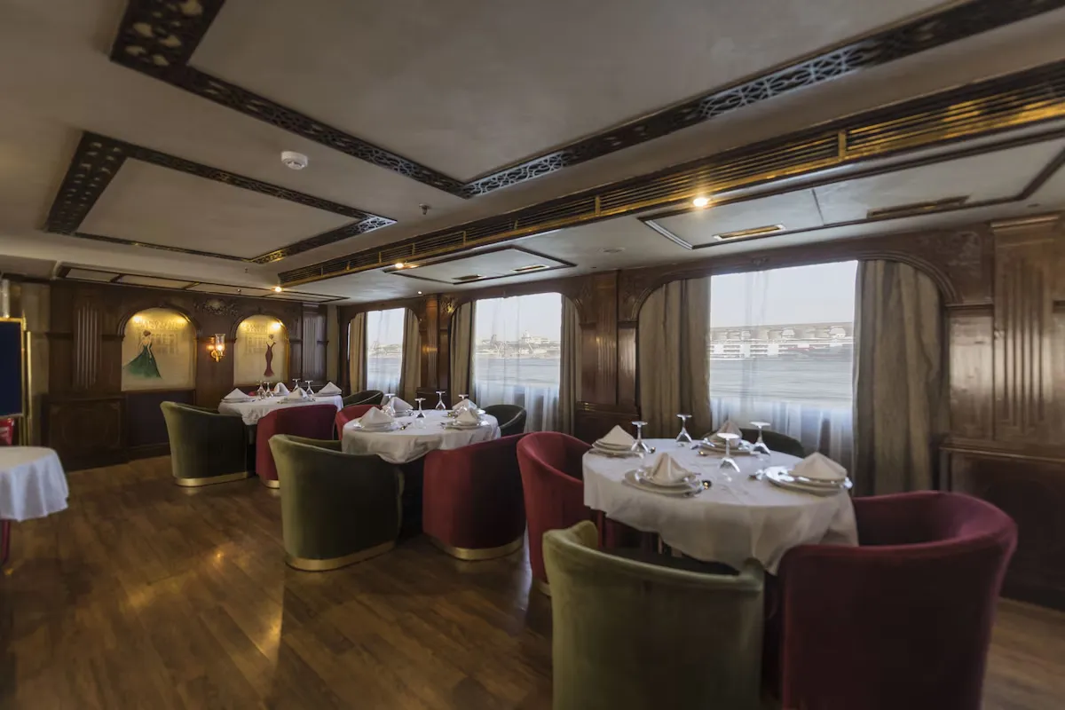 Lounge aboard the SUNRISE Terramar Nile Cruise Nile cruise